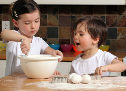 bambini che cucinano azienda agricola boccea