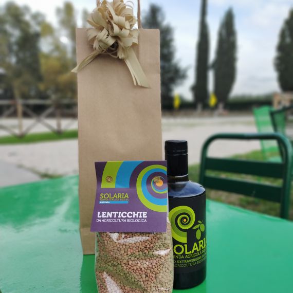 CONFEZIONE OLIO E LENTICCHIE
