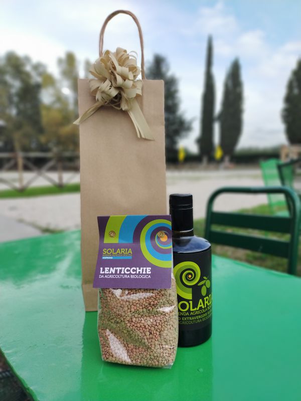 CONFEZIONE OLIO E LENTICCHIE